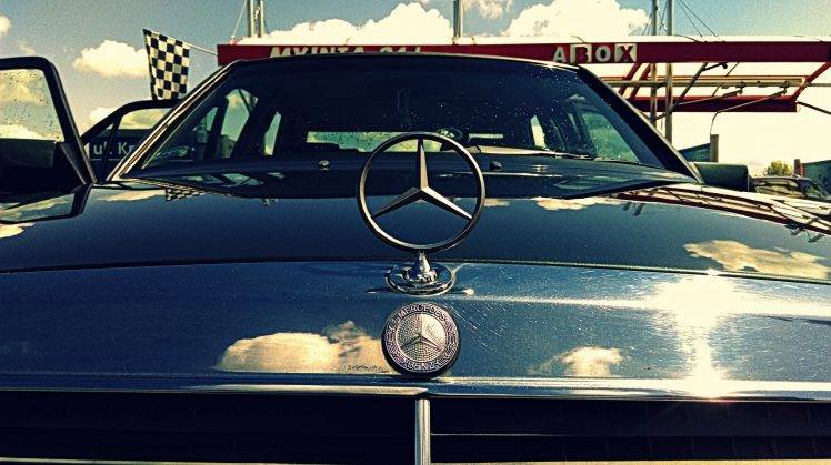 mercedes Benz, Car, Vehicle, Logo HD Wallpaper Desktop Background