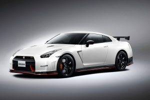 Nissan, Nissan GT R NISMO, Car, Vehicle, White Cars, Side View