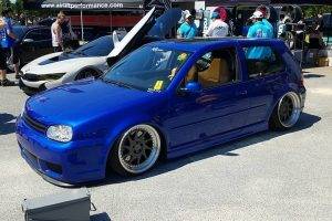 people, Car, Stance, Tuning, Lowered, German Cars, Golf, Blue Cars