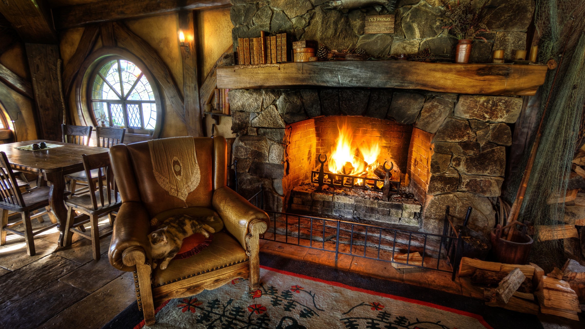 Zoom Backgrounds Christmas Fireplace - carrotapp