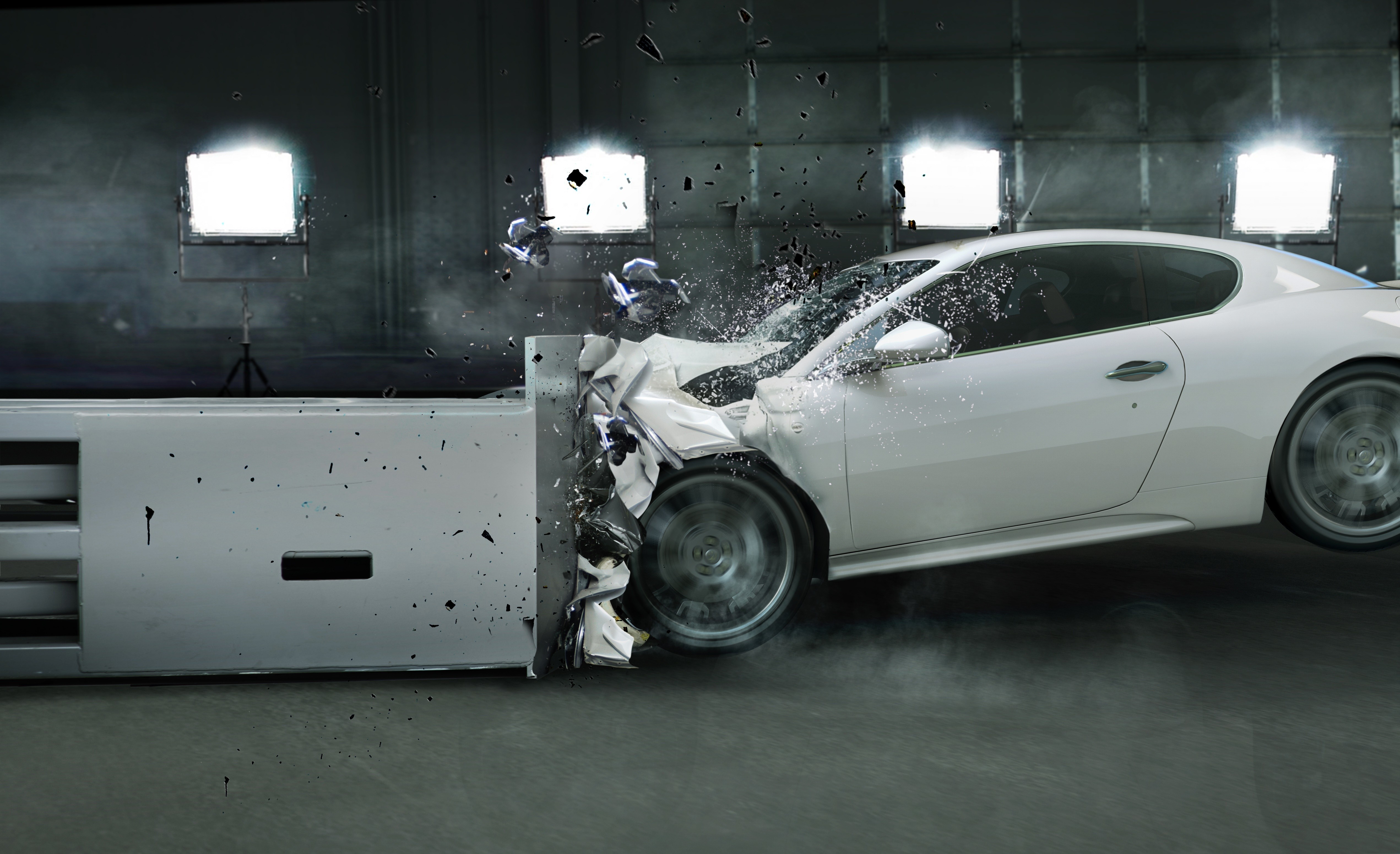 car, Crash, Vehicle, Front Impact Wallpaper
