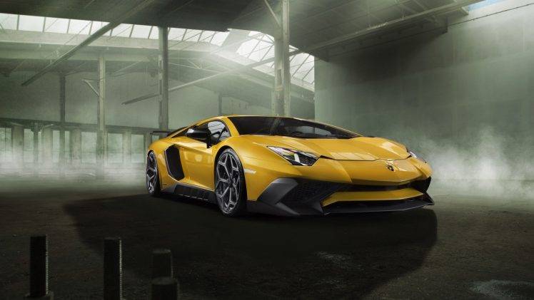 Lamborghini, Yellow, Car, Lamborghini Aventador, Yellow Cars, Vehicle HD Wallpaper Desktop Background
