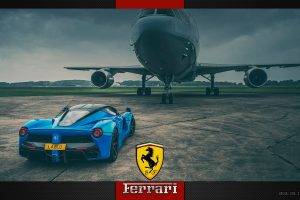 car, Supercars, Italian, Ferrari, Ferrari LaFerrari, Vehicle, Blue Cars