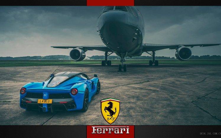 car, Supercars, Italian, Ferrari, Ferrari LaFerrari, Vehicle, Blue Cars HD Wallpaper Desktop Background