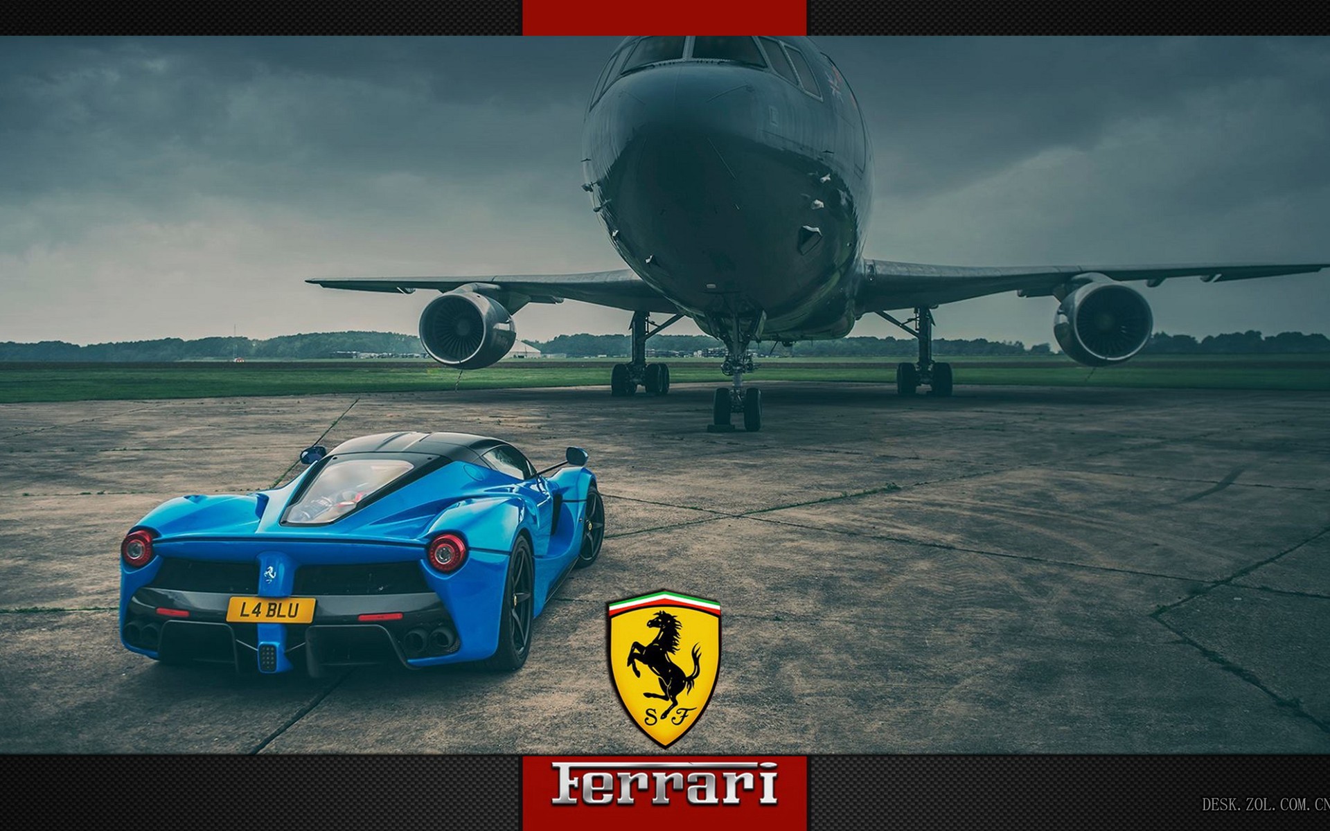 car, Supercars, Italian, Ferrari, Ferrari LaFerrari, Vehicle, Blue Cars Wallpaper