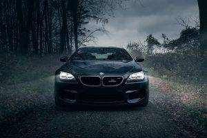 BMW M6, Dark, Car, BMW, Vehicle, Trees
