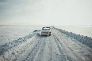 landscape, Snow, Car, Vehicle, Winter