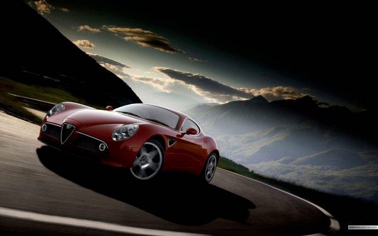 car, Alfa Romeo, Alfa Romeo 8C HD Wallpaper Desktop Background
