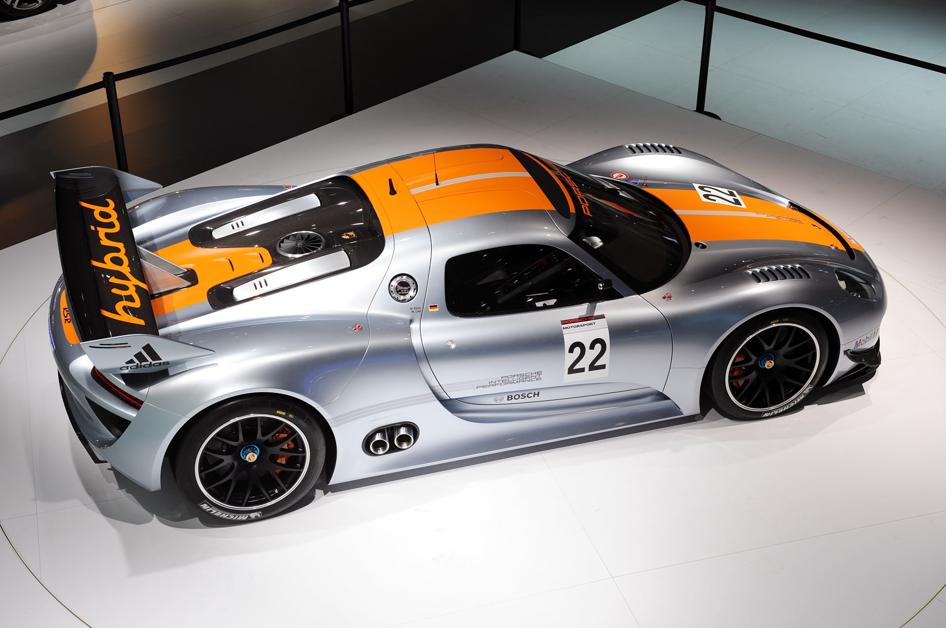 car, Porsche 918 RSR, Porsche, Silver Cars, Vehicle Wallpaper