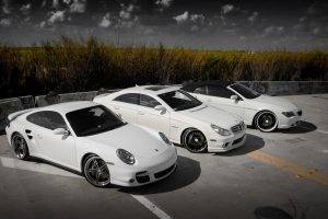 car, Porsche, White Cars, Vehicle, Mercedes Benz, BMW, Parking Lot, Serie 6