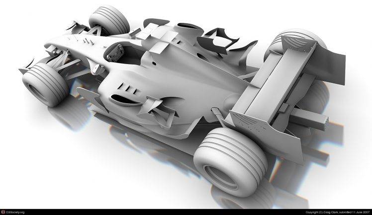 car, Formula 1, Render, CGI HD Wallpaper Desktop Background