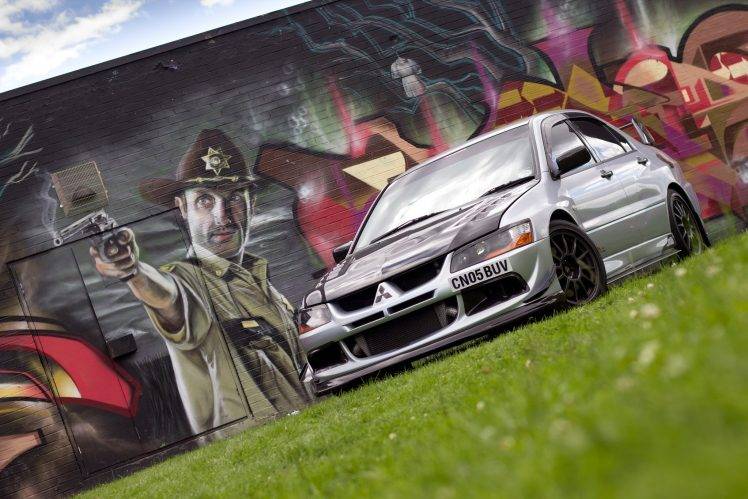 car, Mitsubishi Lancer Evolution HD Wallpaper Desktop Background