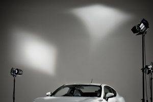 Subaru BRZ, Vehicle, Car, Simple Background, Spotlights, Portrait Display