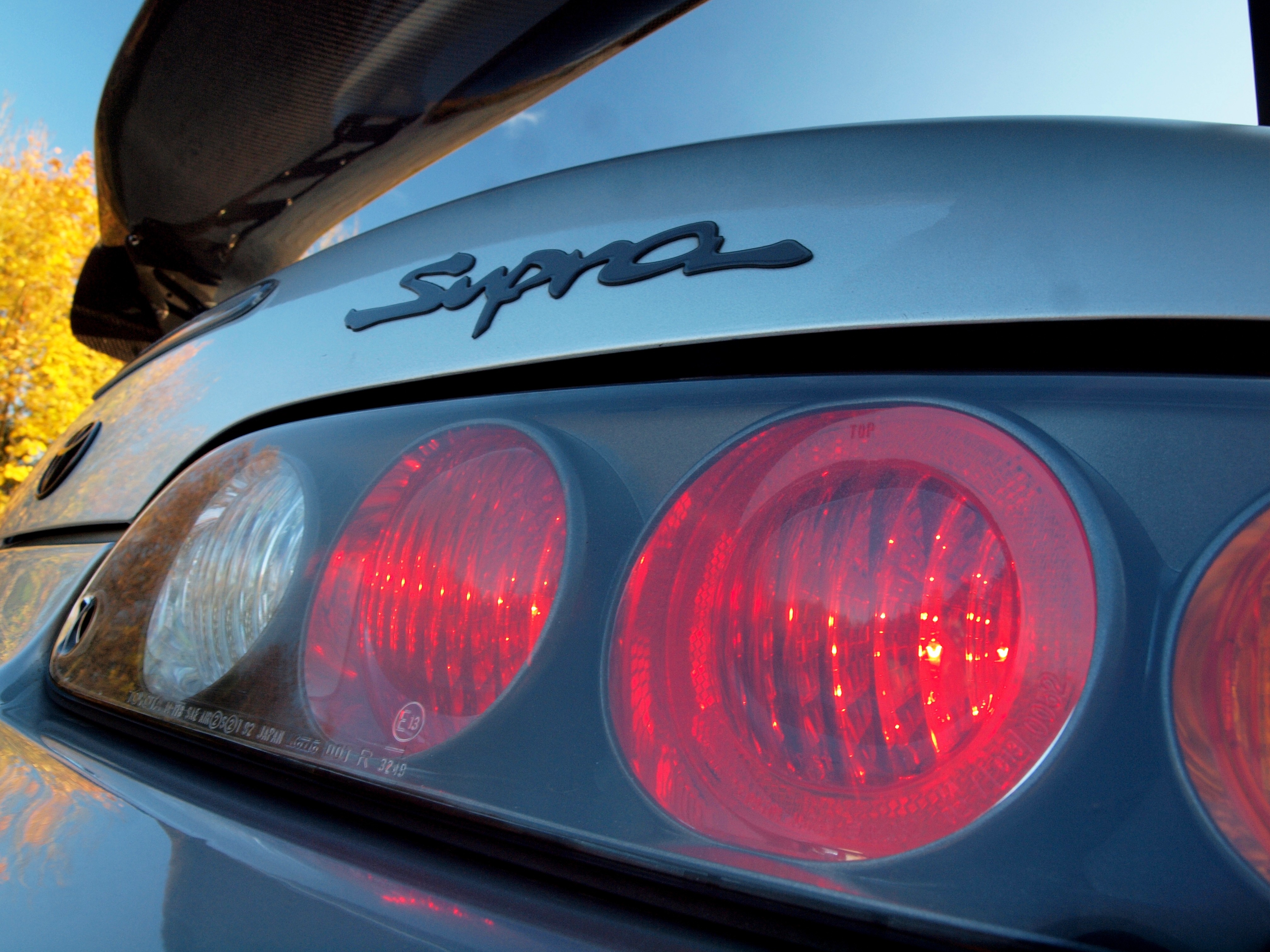 car, Toyota, Supra, Toyota Supra, Black Taillights Wallpaper