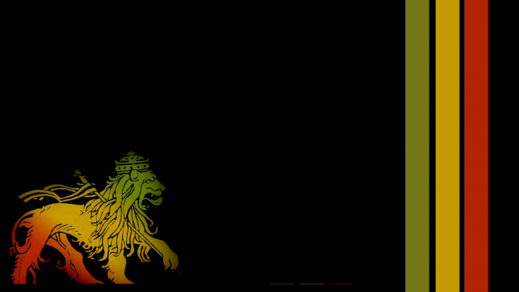 Rastafari, Lion HD Wallpaper Desktop Background