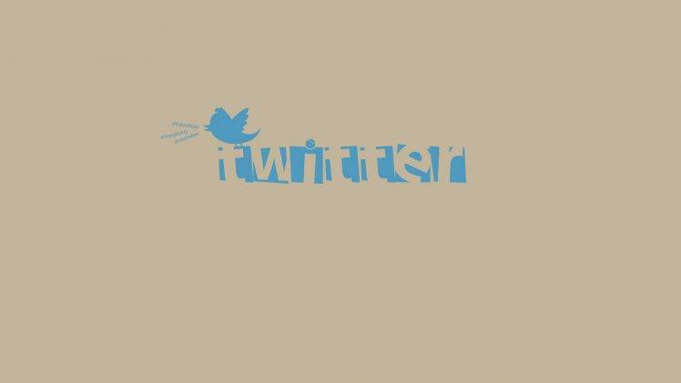 Twitter, Minimalism, Birds HD Wallpaper Desktop Background