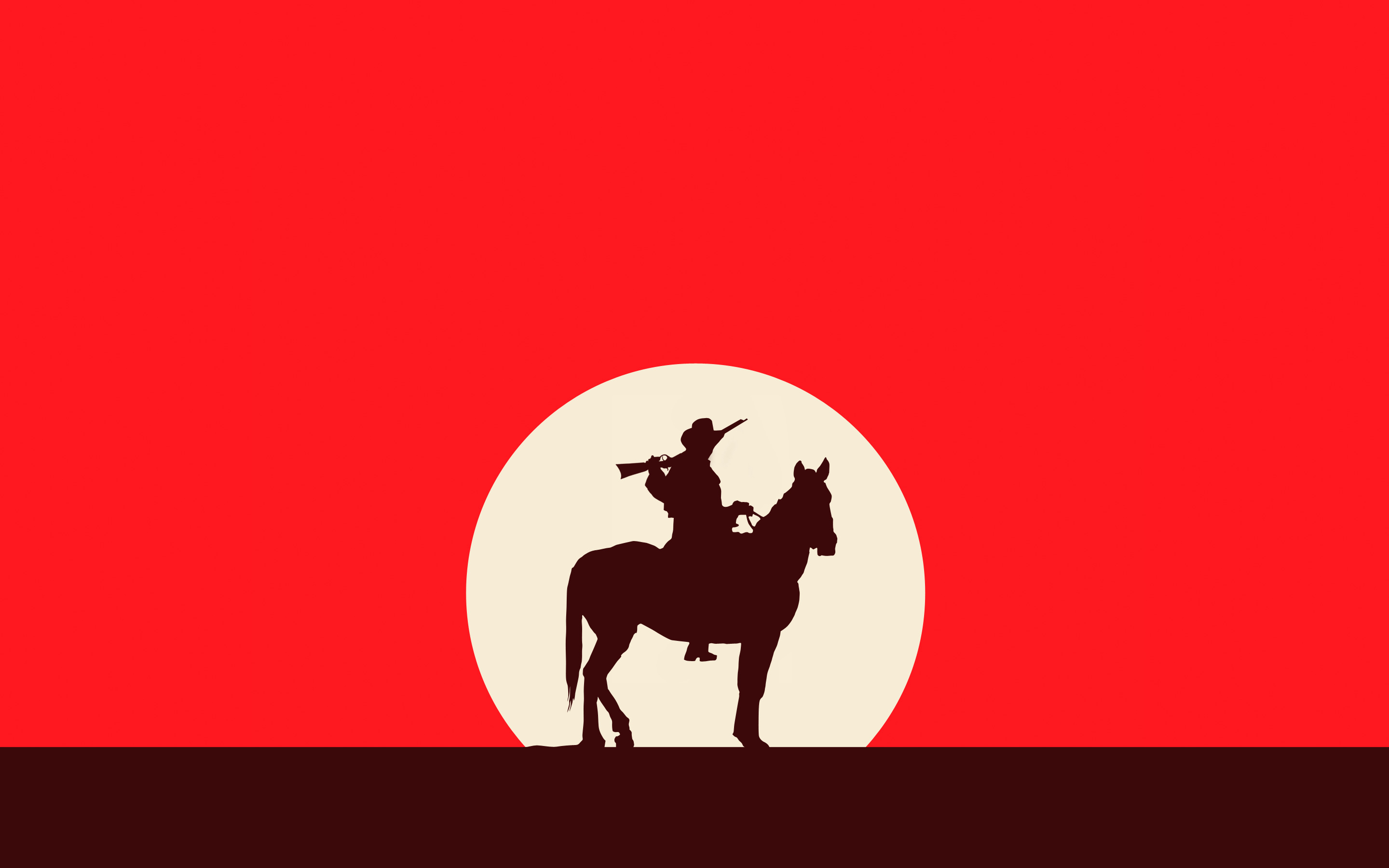 western, Red, Horse, Red Dead Redemption Wallpaper