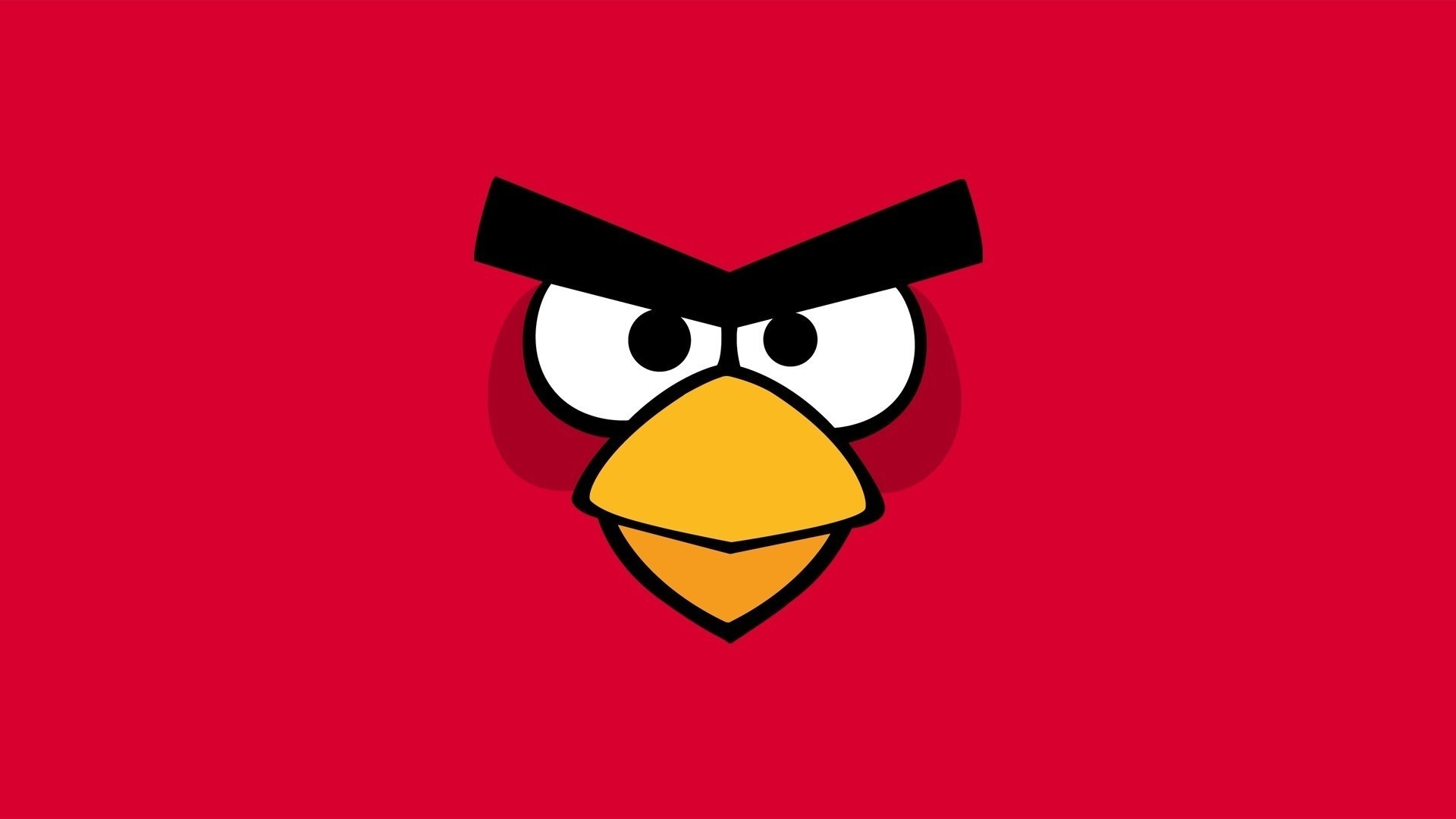 Angry Birds, Minimalism Wallpaper