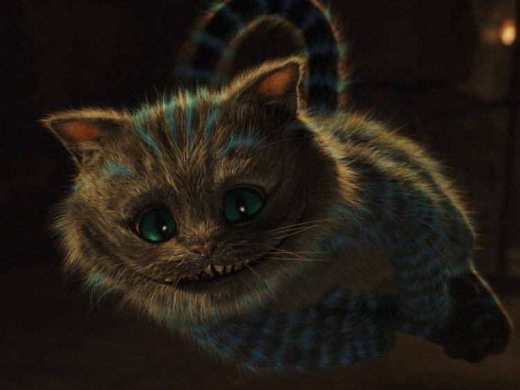 Alice In Wonderland, Cat, Flying, Cheshire Cat HD Wallpaper Desktop Background