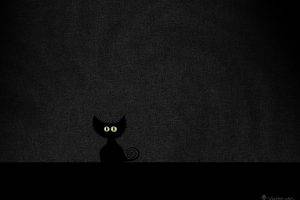 Vladstudio, Cat, Dark Background