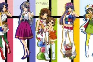 Clannad, Ichinose Kotomi, Sakagami Tomoyo, Furukawa Nagisa, Ushio Okazaki, Fujibayashi Kyou, Ibuki Fuko