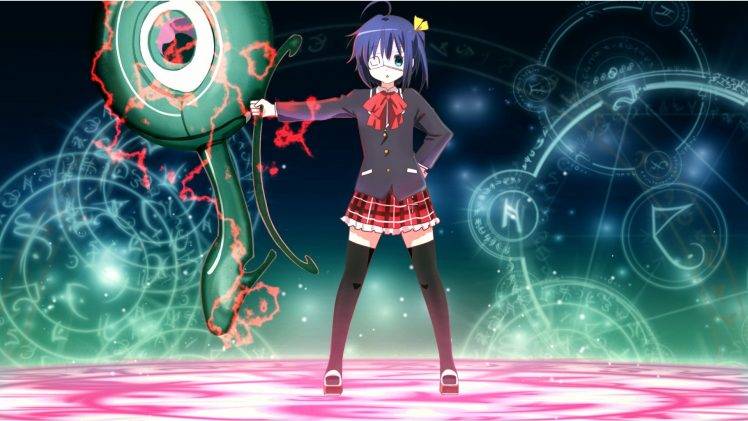 Chuunibyou Demo Koi Ga Shitai!, Takanashi Rikka, Anime Girls, Anime HD Wallpaper Desktop Background