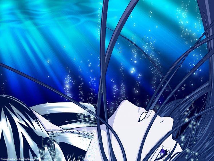 anime, Underwater, D.Gray man, Lenalee Lee HD Wallpaper Desktop Background