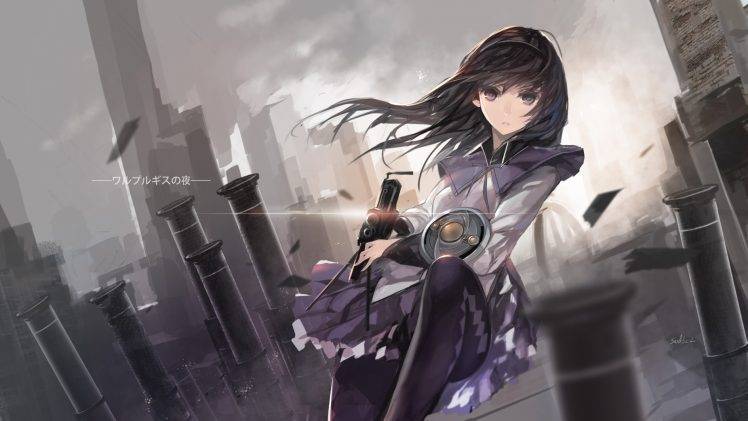 swd3e2, Long Hair, Purple Eyes, Anime, Anime Girls, Mahou Shoujo Madoka ...