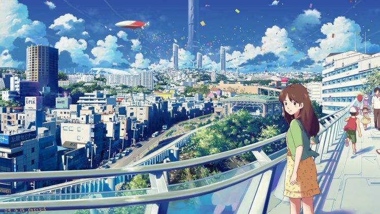 anime, Cityscape, Japan HD Wallpaper Desktop Background