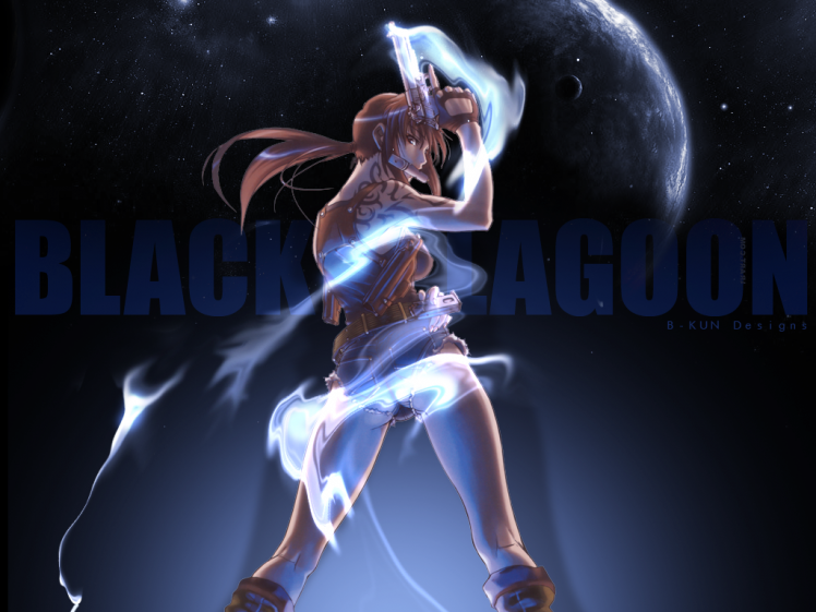 Black Lagoon, Revy HD Wallpaper Desktop Background