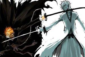 Kurosaki Ichigo, Bleach, Anime, Hollow, Fighting, Sketches, Yin And Yang
