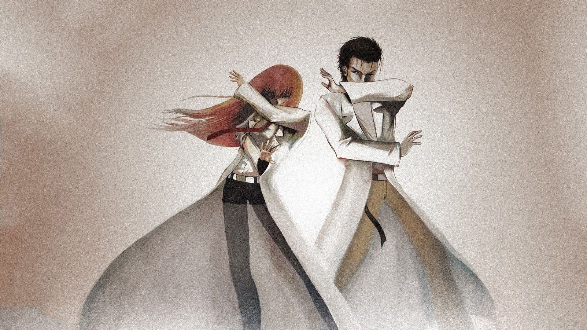 Steins;Gate, Makise Kurisu, Okabe Rintarou, Anime Wallpapers HD