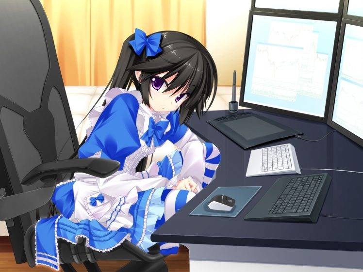anime Girls, Visual Novel, Anime, Mecha con!, Yatake Tsubaki HD Wallpaper Desktop Background