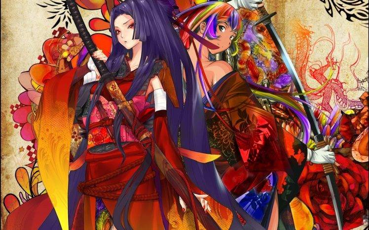 Snyp, Sword, Katana, Original Characters HD Wallpaper Desktop Background