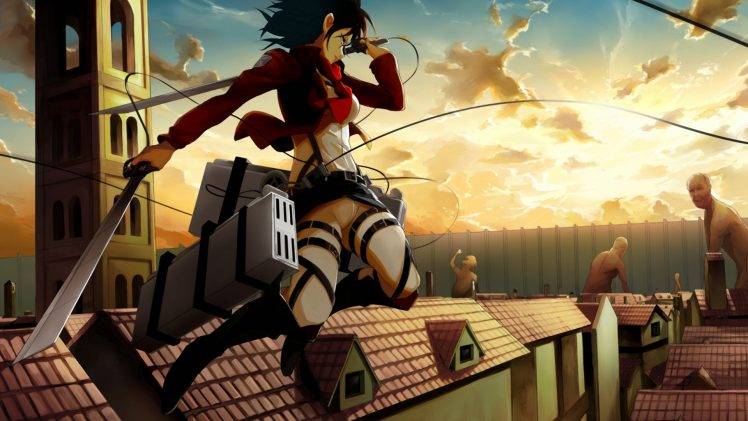 Shingeki No Kyojin, Mikasa Ackerman HD Wallpaper Desktop Background