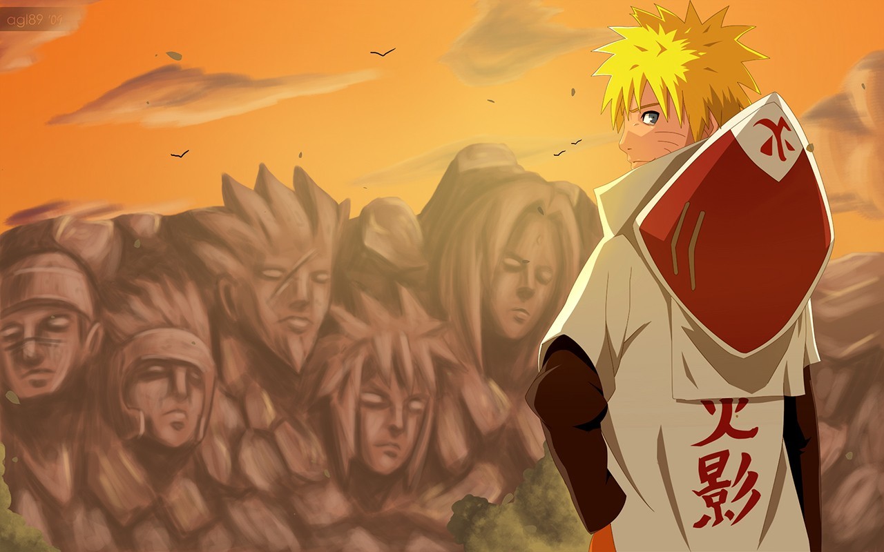 Naruto Shippuuden, Uzumaki Naruto, Hokage Wallpaper