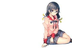 anime Girls, Anime, School Uniform, Monogatari Series, Hanekawa Tsubasa