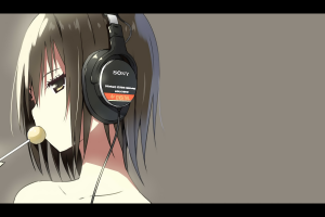 anime Girls, Original Characters, Headphones