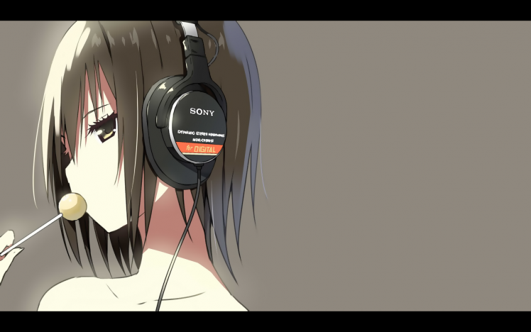 anime Girls, Original Characters, Headphones HD Wallpaper Desktop Background
