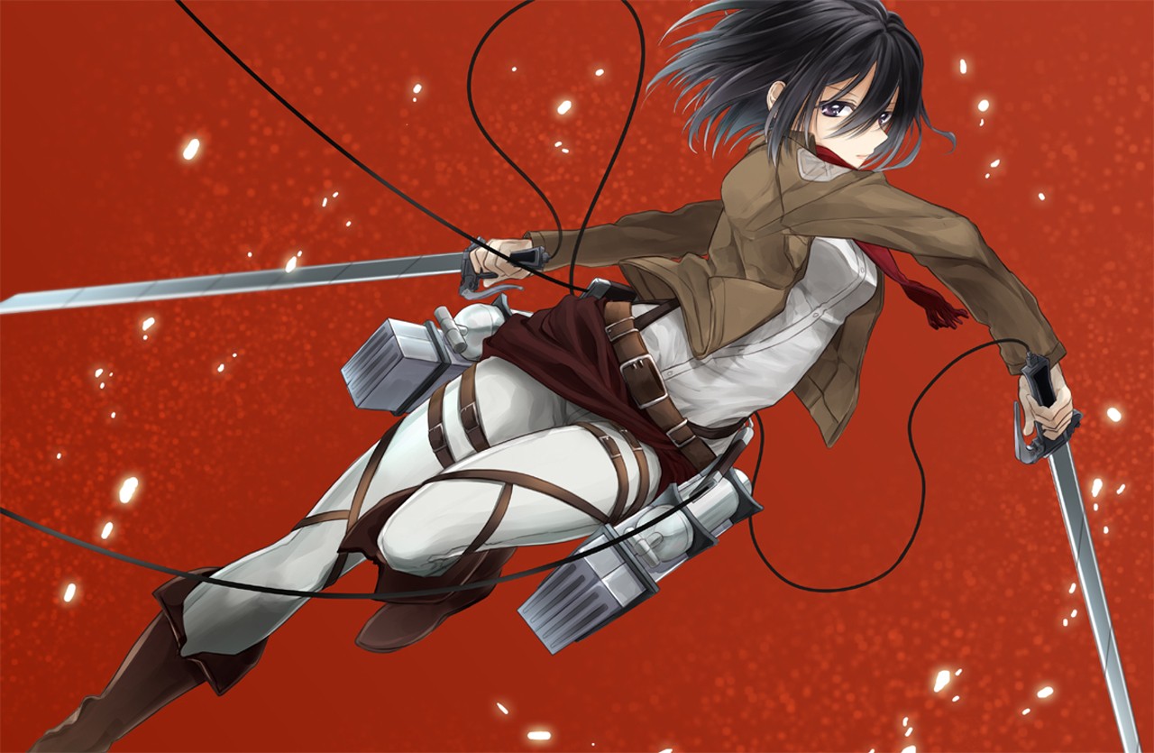 Shingeki No Kyojin, Mikasa Ackerman, Anime, Anime Girls Wallpaper