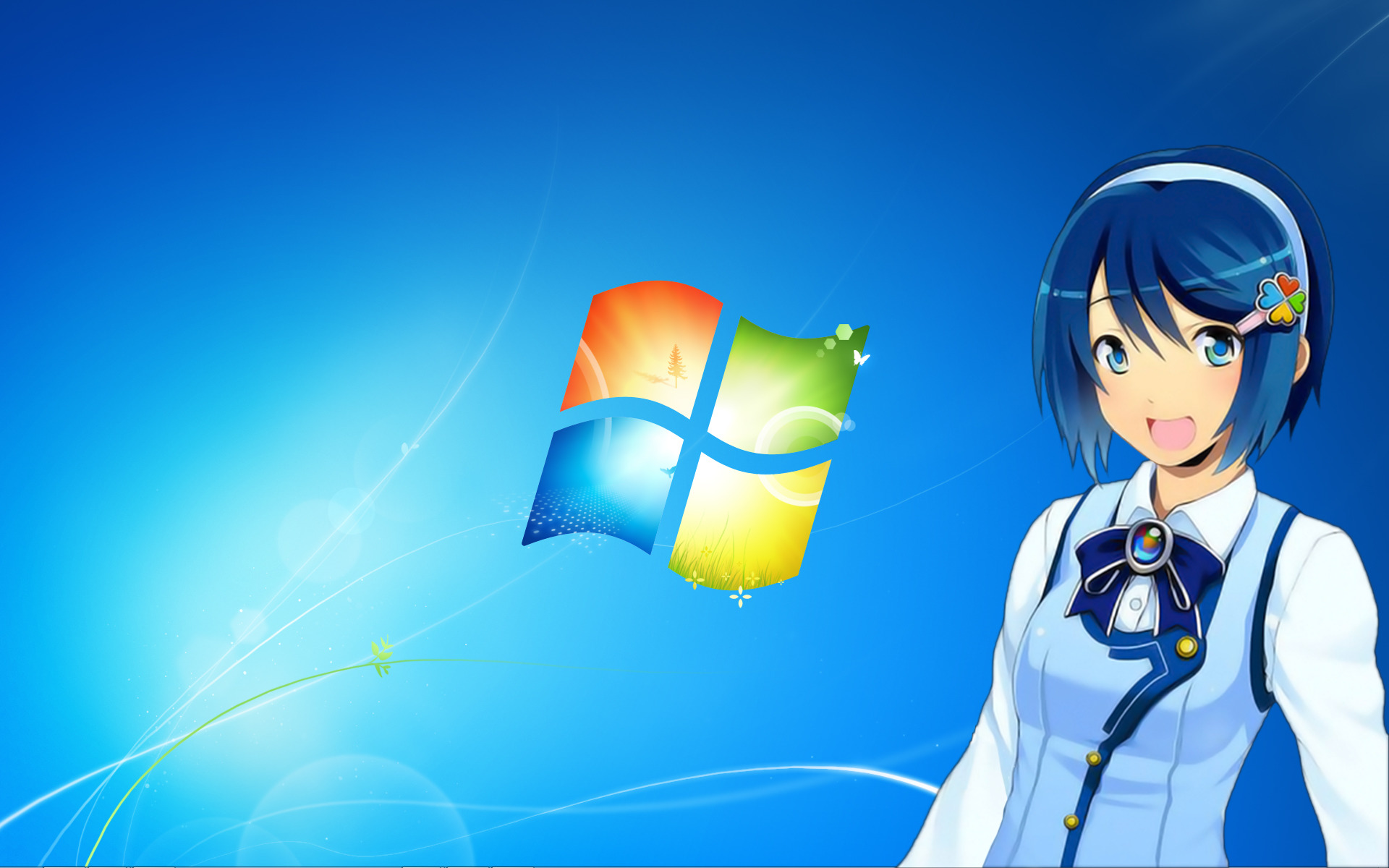 Windows 7, Madobe Nanami Wallpaper