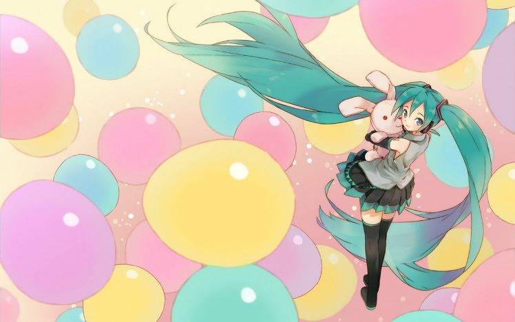 Hatsune Miku, Vocaloid HD Wallpaper Desktop Background