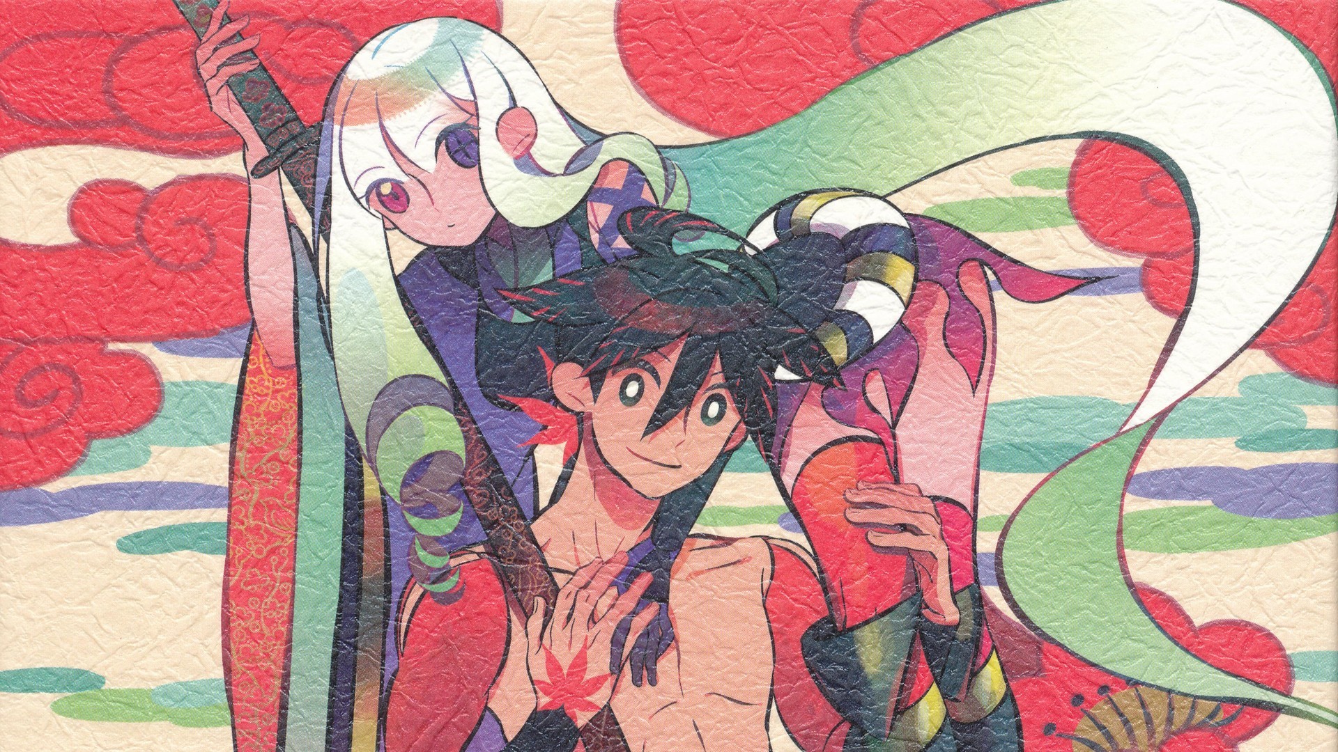 anime, Katanagatari, Yasuri Shichika, Togame Wallpaper