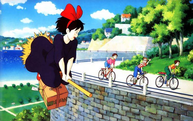 Studio Ghibli, Kikis Delivery Service, Anime HD Wallpaper Desktop Background
