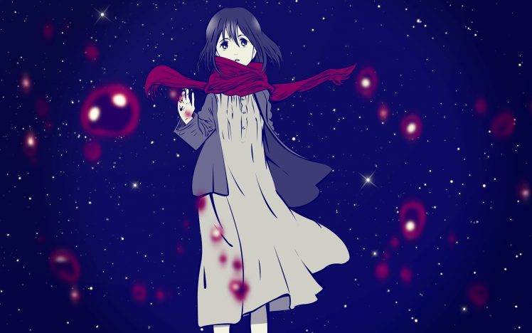Shingeki No Kyojin, Mikasa Ackerman, Anime, Anime Girls, Blood HD Wallpaper Desktop Background