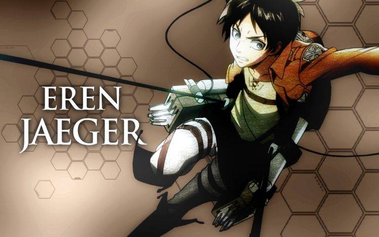 Shingeki No Kyojin, Eren Jeager, Anime, Anime Boys HD Wallpaper Desktop Background