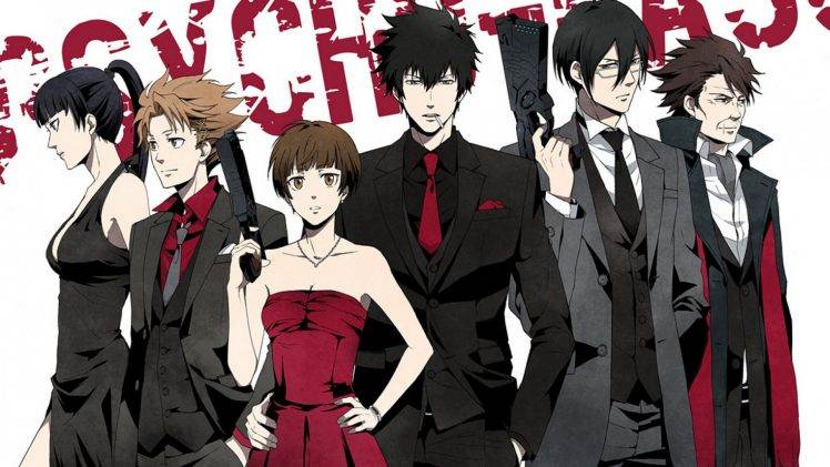 Psycho Pass, Shinya Kogami, Tsunemori Akane, Anime HD Wallpaper Desktop Background
