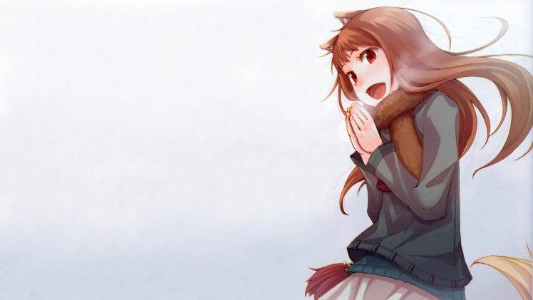 anime, Anime Girls, Cold, Holo, Spice And Wolf HD Wallpaper Desktop Background