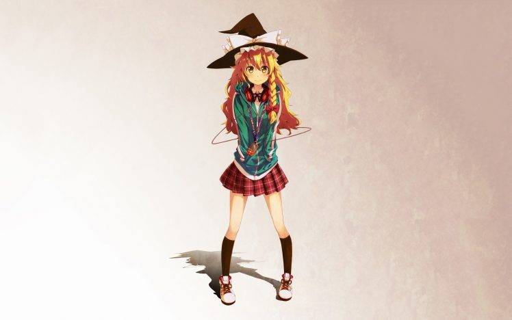 anime Girls, Touhou, Kirisame Marisa HD Wallpaper Desktop Background