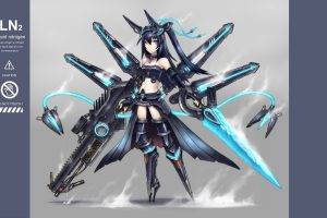 weapon, Original Characters, GiA, Anime Girls, Anime